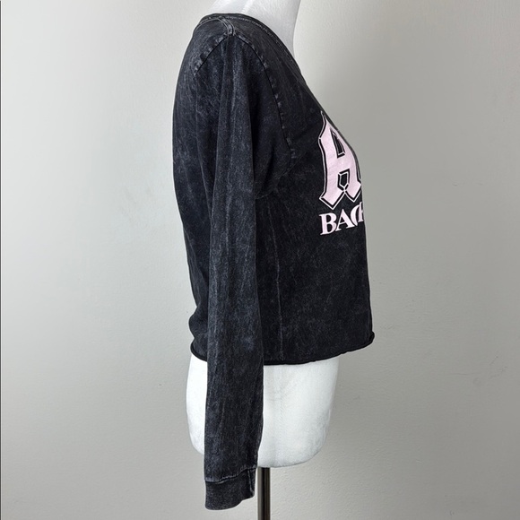 AC/DC Black In Black Tour Graphic Crop‎ Tee XS - Picture 4 of 9